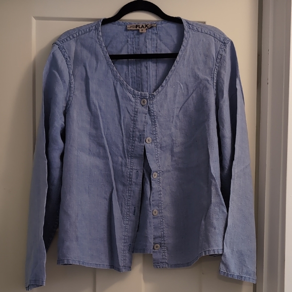 Flax Tops - FLAX Button Down Shirt